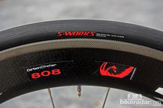 Tony Martin (Omega Pharma-QuickStep) will run Specialized's new clincher tires on Zipp carbon clincher wheels during this year's Tour de France time trials.