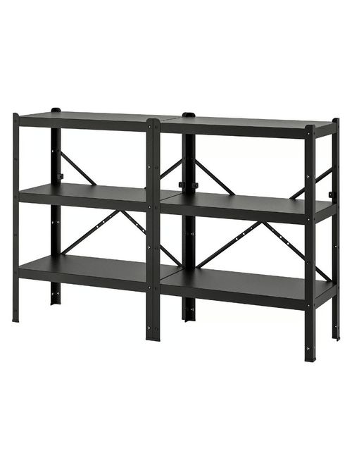 Bror Shelving Unit - Black 66 7/8x15 3/4x43 1/4 "