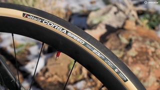 Vittoria says its new Corsa Speed tubeless open tubular is the fastest tyre ever tested at Wheel Energy in Nastola, Finland