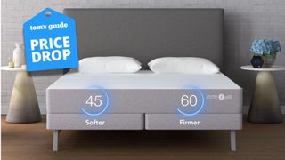 Sleep Number pSE smart mattress in bedroom with price drop