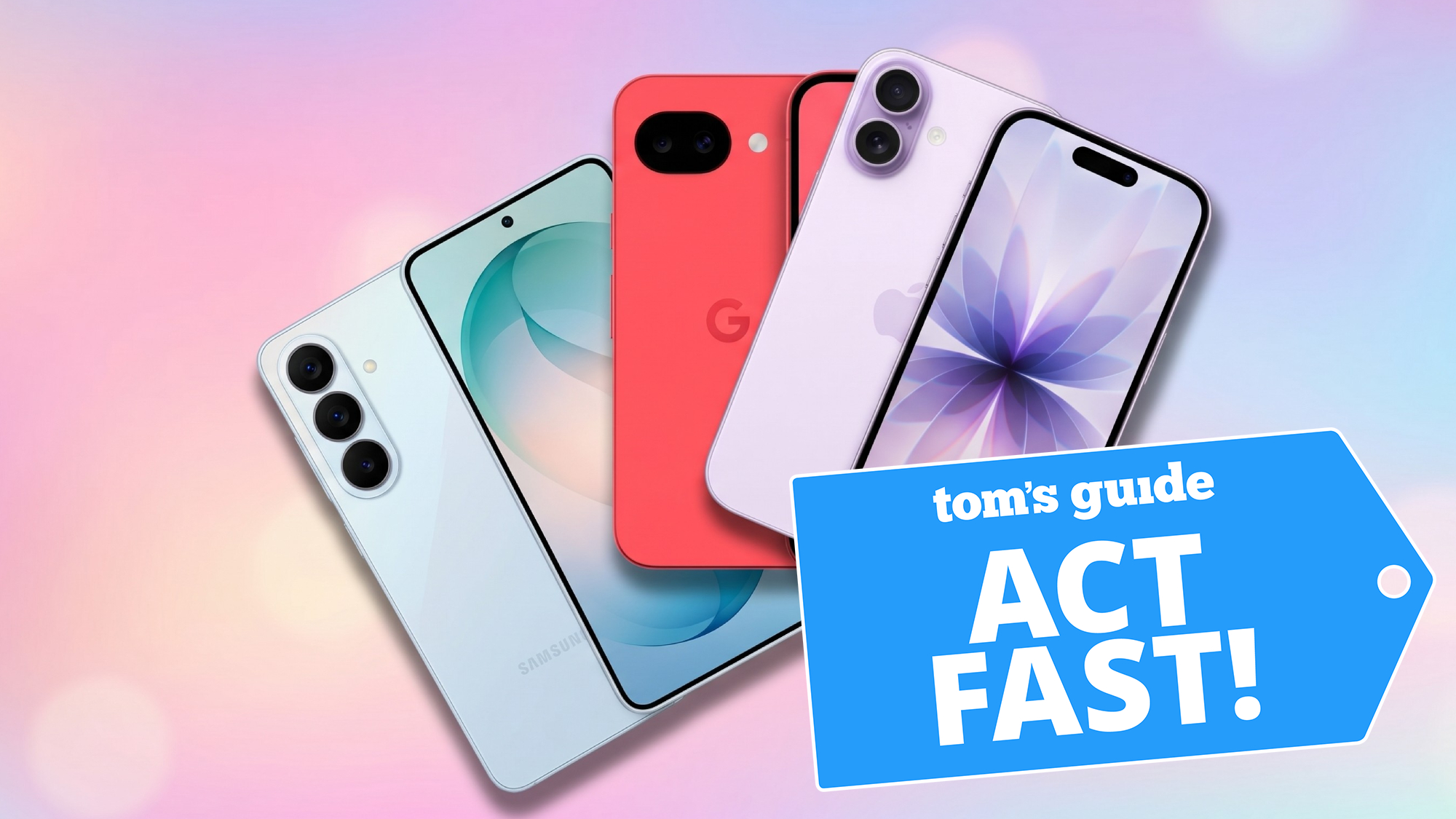 Galaxy S26, Pixel 10a, and iPhone 17