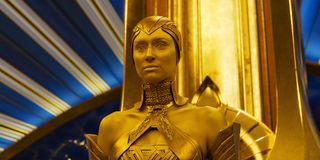 Elizabeth Debicki as Ayesha in Guardians of the Galaxy 2
