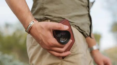 The Moment Macro 10x II and Macro 75mm II on a phone