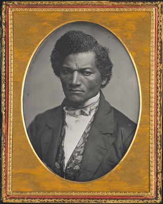 Portrait of Frederick Douglass taken between 1847 and 1852.