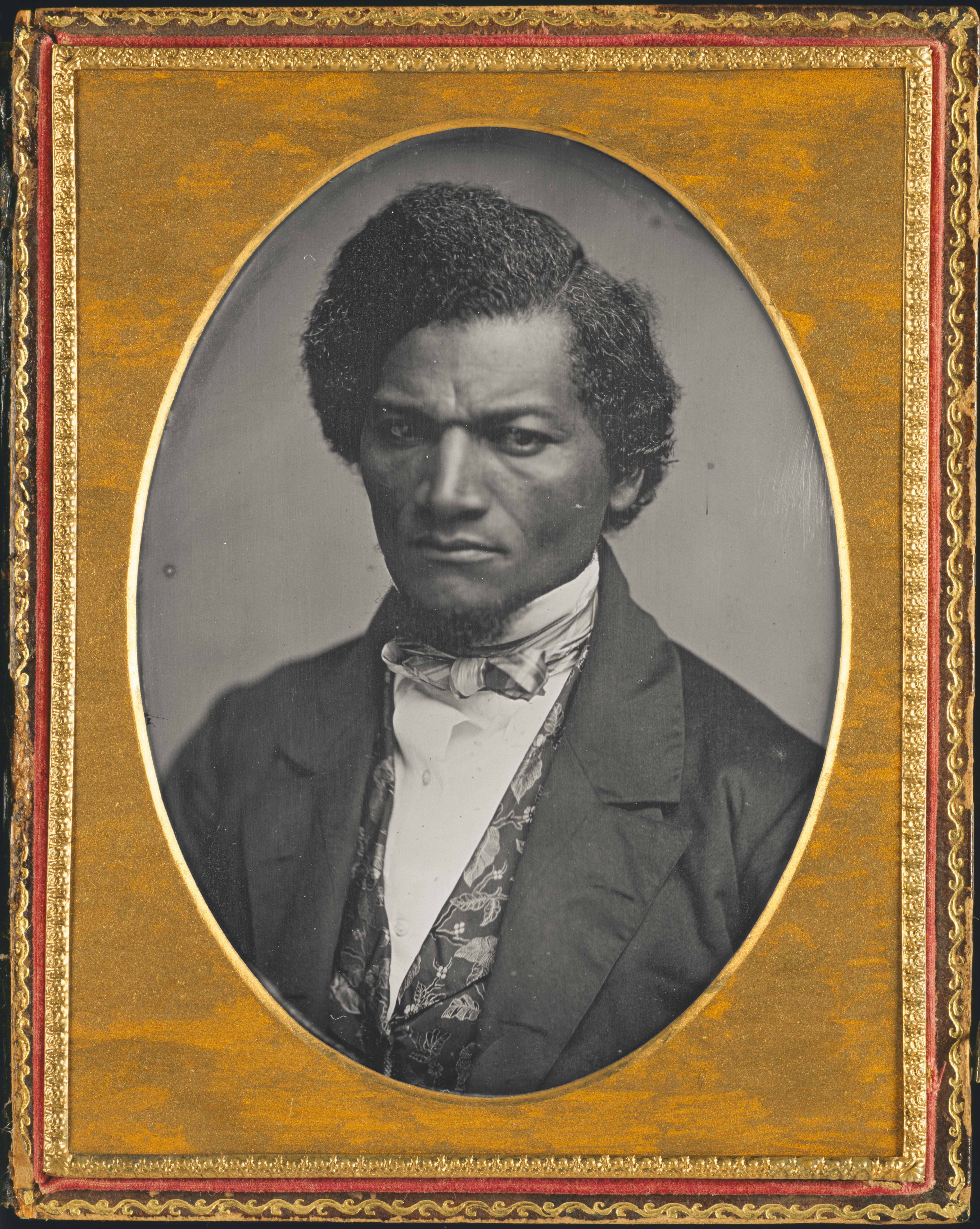 Portrait of Frederick Douglass taken between 1847 and 1852.