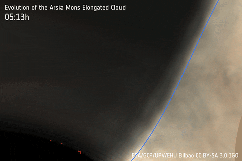 The Arsia Mons Elongated Cloud.