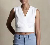 CROPPED WRAP TOP, $39 (£31) | Banana Republic
