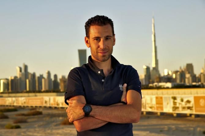 Vincenzo Nibali headed out to Dubai for the 2015 route presentation