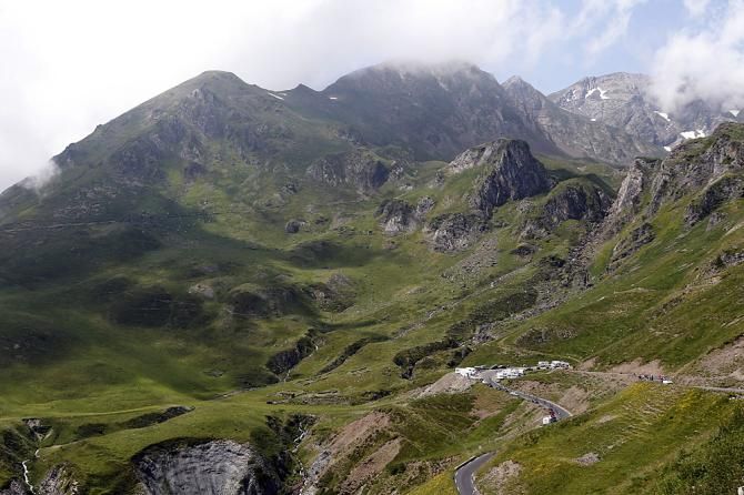 The view of the Col du Tourmalet