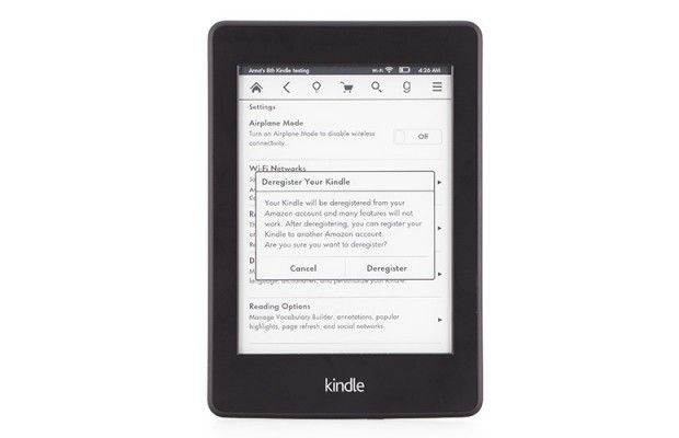 how to reset passcode on kindle paperwhite