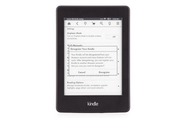 resetting kindle paperwhite