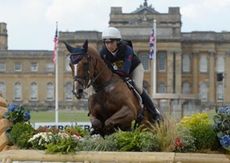 Aoife Clark riding Fenyas Elegance at Blenheim Horse Trials
