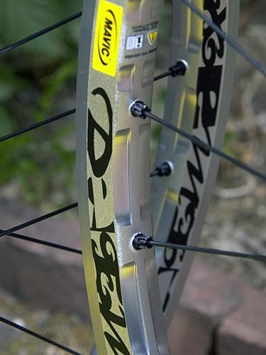 New spined ISM rims shave weight from the Deemax but also help provide a more compliant ride for fewer pinch flats.