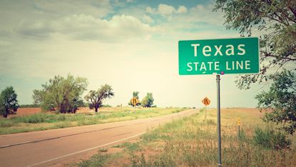 Texas state line