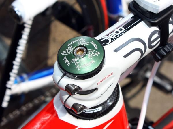 Two guesses where Robbie McEwen (Katusha) is from!