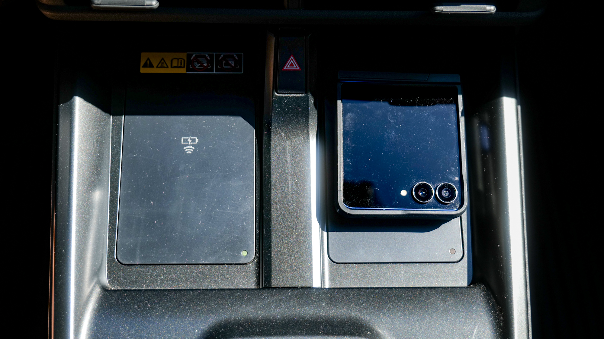 2026 Subaru Solterra dual wireless chargers.
