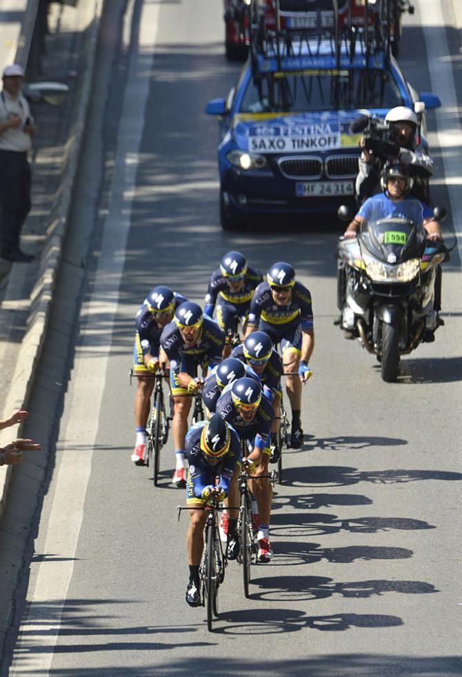 Saxo-Tinkoff time trials