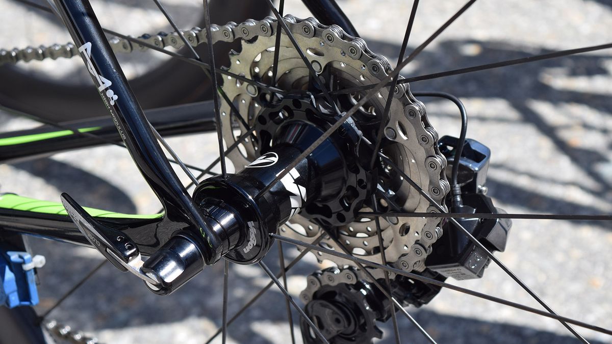 Taylor Phinney ran an 11-32 cassette on the mountainous stage 6 of the race