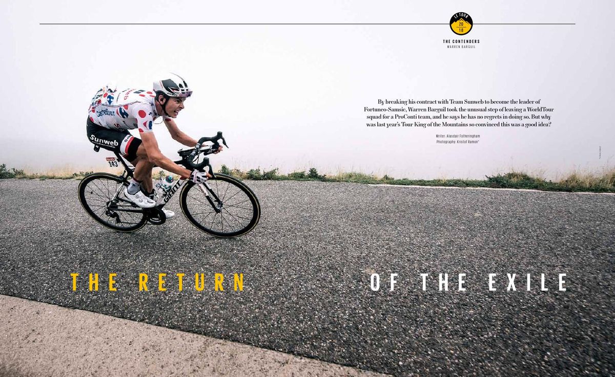 Winner of last year's King of the Mountains jersey, Warren Barguil is looking to rediscover his form at this year's Tour