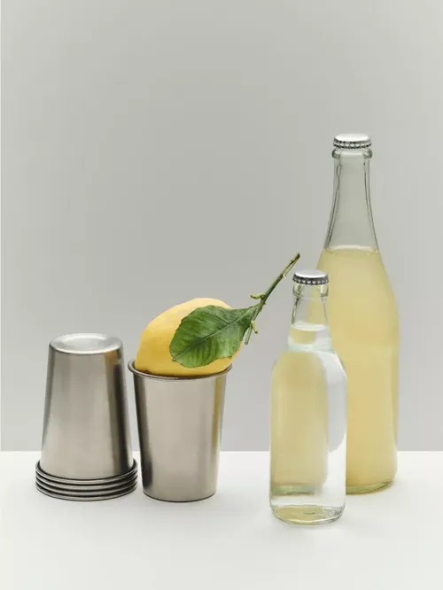 Outdoor Market Set of Two Stainless-Steel Cups
