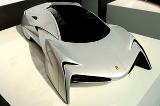 Silver Ferrari design