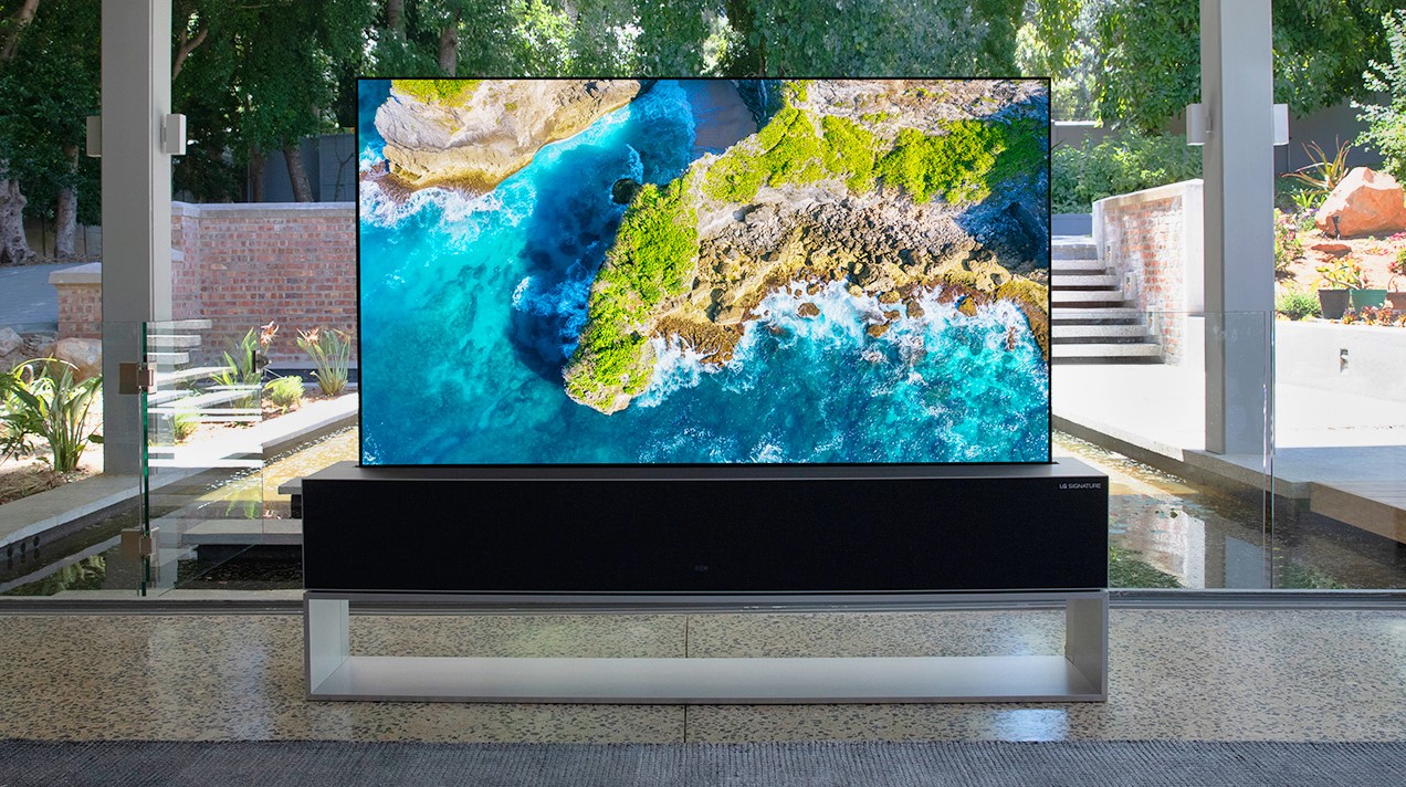 Engadget on X: LG's rollable OLED R TV costs $100,000 in the US
