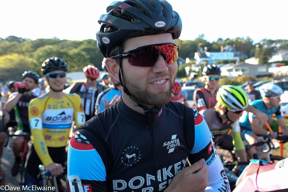 Gloucester double winner Tobin Ortenblad (Santa Cruz-Donkey Label) gets ready for Sunday's race