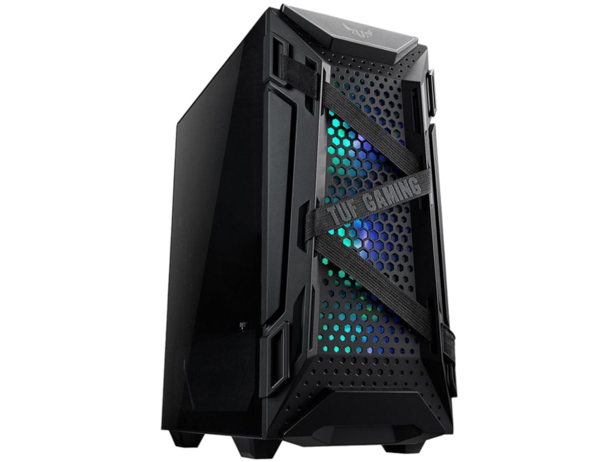 An image of an Asus PC case against a white background