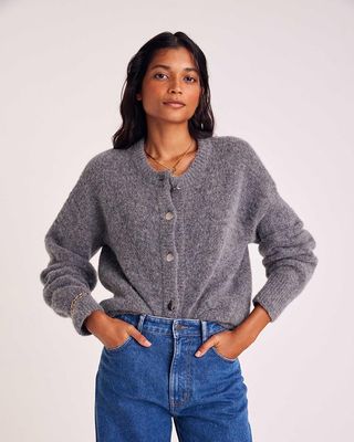 Cardigan Douceur Gris Clair