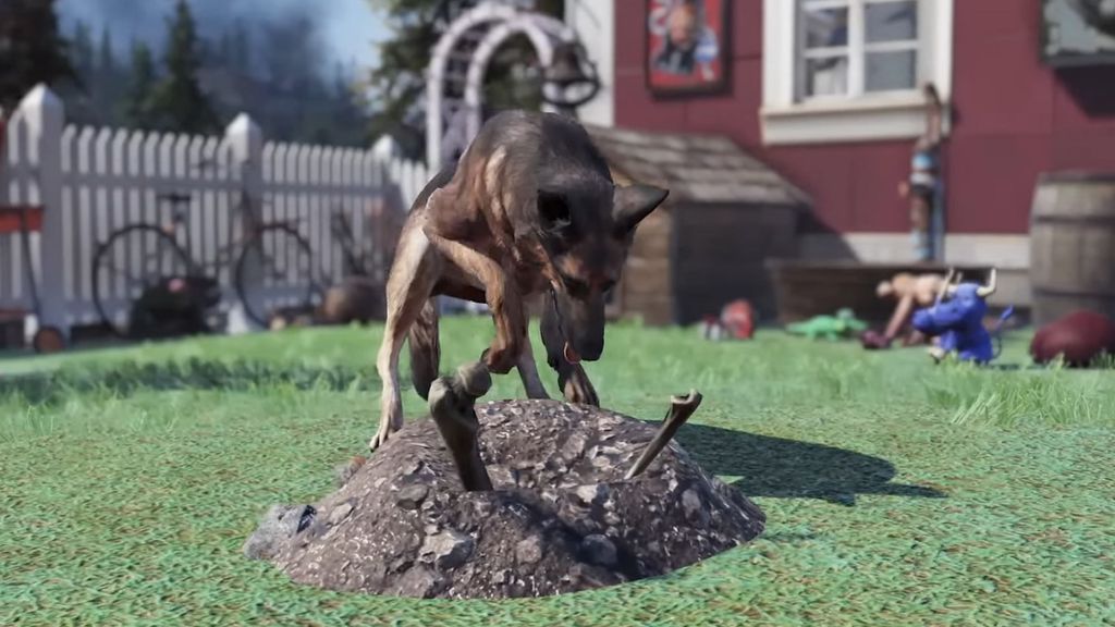 Fallout 76 pets dog