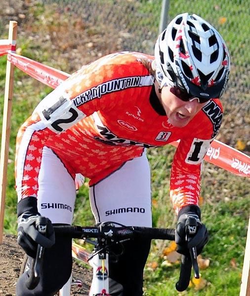 Alision Sydor (Team Maxxis-Rocky Mountain) having another strong start.