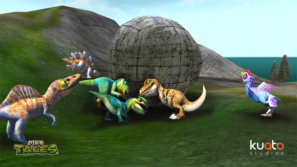 Kuato Studios has been responsible for games including Dino Tales (above) and Noddy Toyland Detective