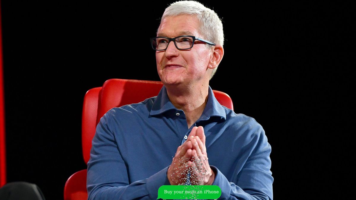 Tim Cook’s ‘buy your mom an iPhone’ response to RCS messaging question is peak salty