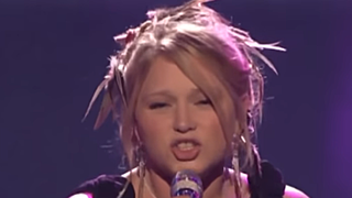 Crystal Bowersox during a performance on American Idol.