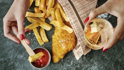 A Perfect Match Recipe: Fish and Chips with Champagne