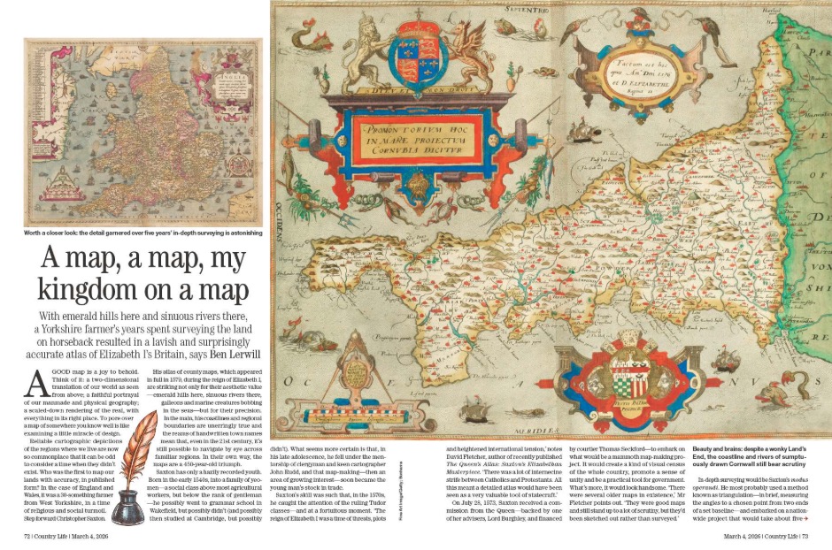 Magazine spread from Country Life 4 March 2026