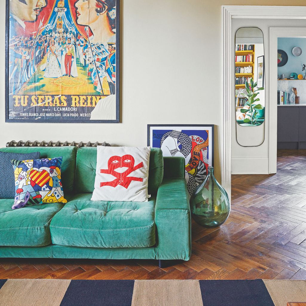 Picture of 10 living room wood floor ideas that will add elegance | Ideal Home
