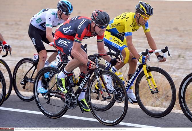 Cadel Evans (BMC), Alberto Contador (Tinkoff-Saxo) and Chris Froome (Team Sky)