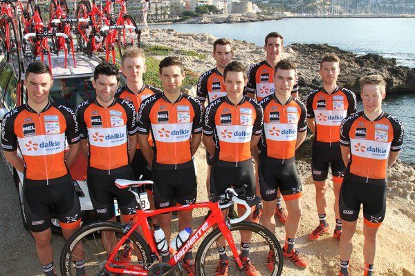 The 2016 Roubaix Lille M&eacute;tropole team