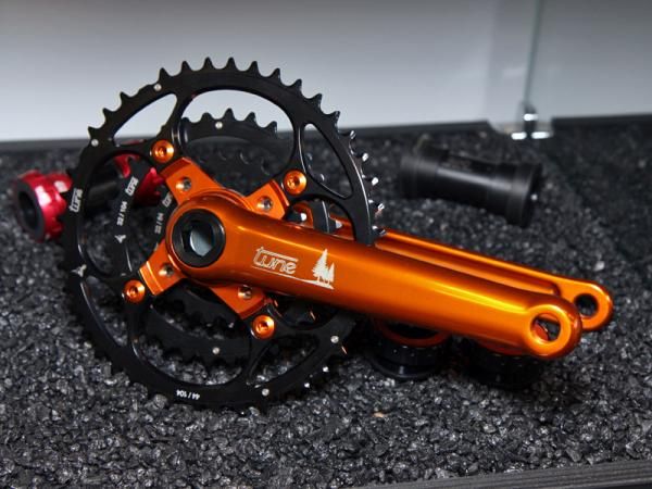 Tune's new Bigfoot cranks are proudly on display in Fairwheel Bikes' new gallery.