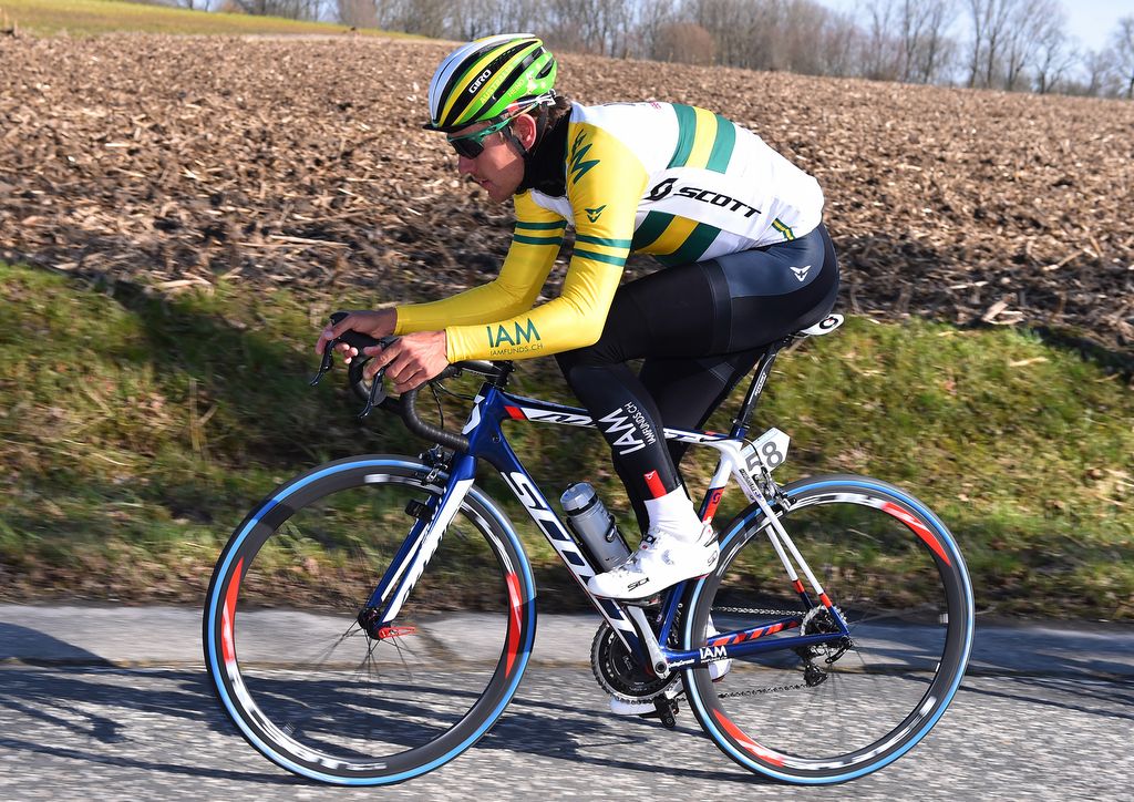 Heinrich Haussler (IAM Cycling) during the race