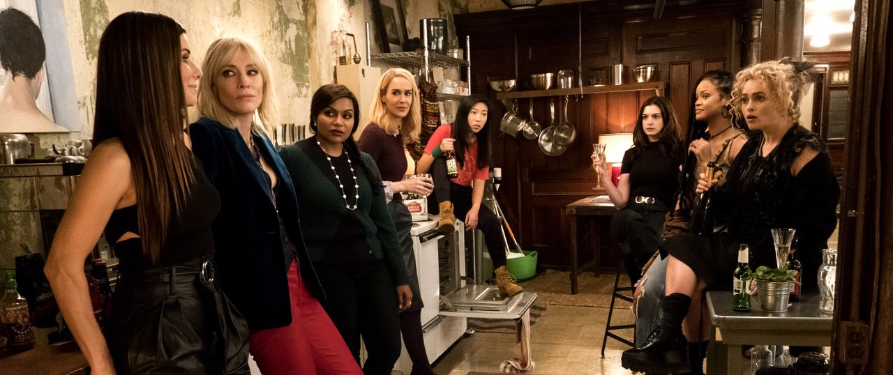 The cast of Oceans 8.