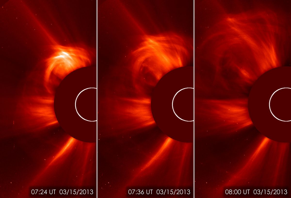 Solar Eruption March 15 2013