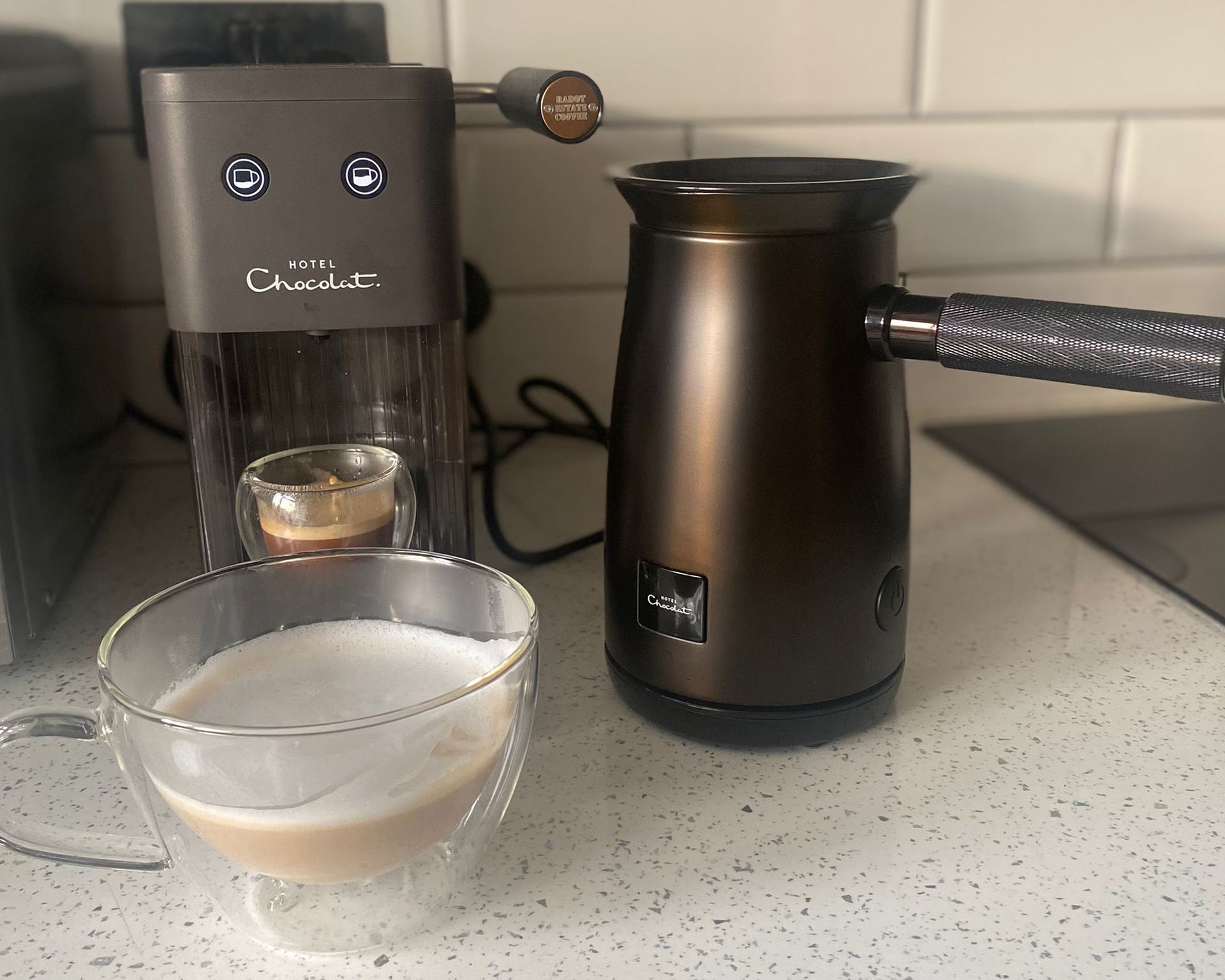 Hotel Chocolat's Podster coffee machine and Velvetiser deal Real Homes