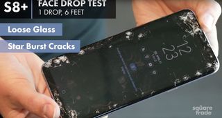 Square Trade found the Galaxy S8 to be less durable than the S7. Credit: Square Trade