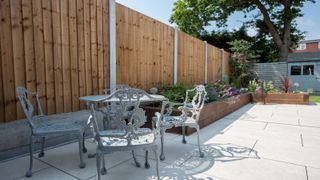 Wooden fence for garden screening ideas