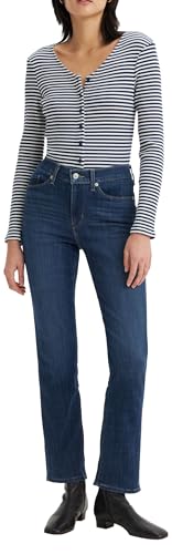 Levi's Women's Classic Straight Jeans, Lapis Dark Horse, 29w / 30l