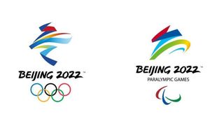 The Beijing 2022 Winter Olympics logo and Paralympics logo