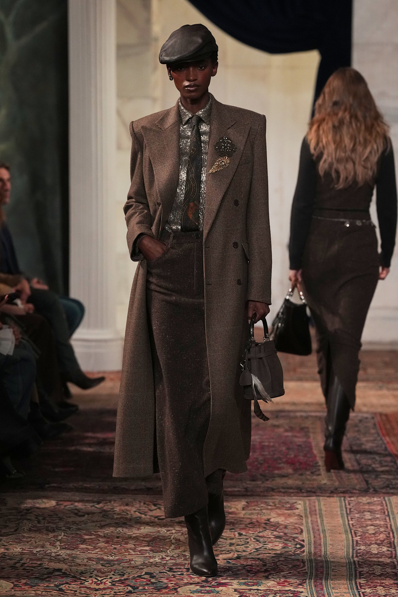 models walk the Ralph Lauren Fall 2026 runway