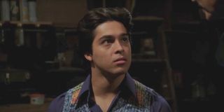 Wilmer Valderrama as Fez, about to wish someone a "Good day!"